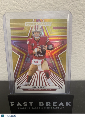 2024 Rookies And Stars Brock Purdy #82 Gold / Parallel/Variety Short Print