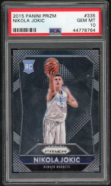 2015 Panini Prizm Nikola Jokic #335 PSA 10