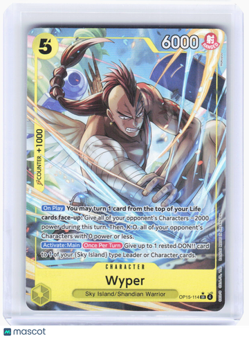 Adventure on Kami's Island Wyper (Alternate Art) Foil Super Rare #OP15-114