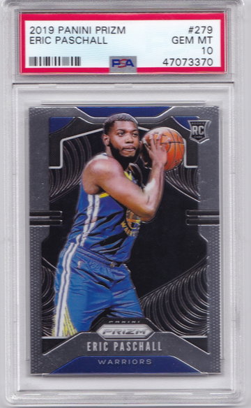 Eric Paschall 2019 Prizm PSA 10 