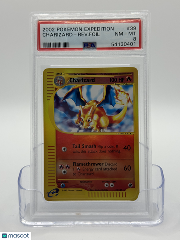 Expedition Charizard Reverse Holo Rare PSA 8 #39