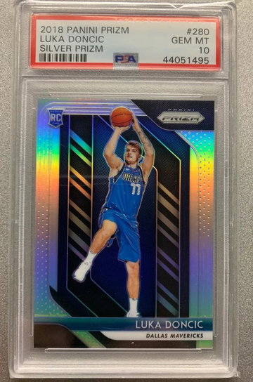 LUKA DONCIC SILVER PRIZM PSA 10 GEM MINT