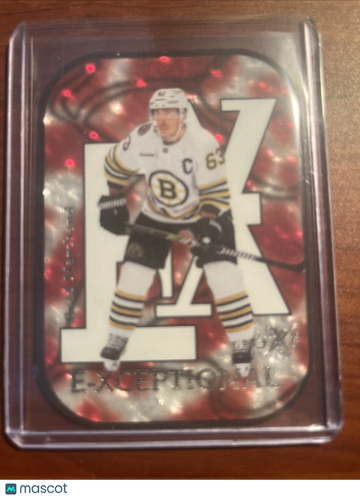 2023-24 Skybox Brad Marchand #14 E-xceptional Short Print Parallel/Variety Chase Lenticular Upper Deck