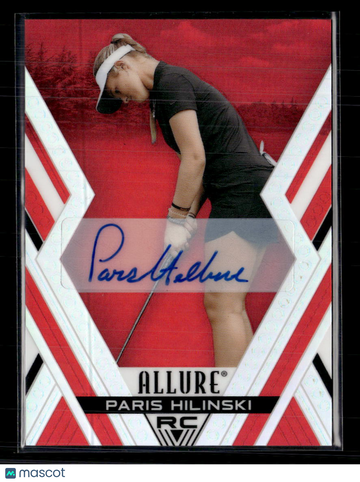 2026 Upper Deck Allure Golf Paris Hilinski #44 Red Tees Auto RC