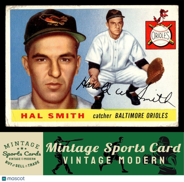 1955 Topps Hal Smith #8 RC