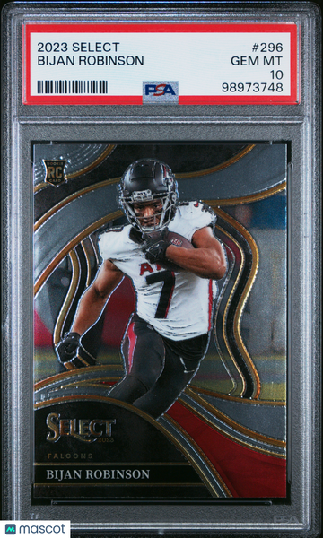2023 Panini Select Bijan Robinson #296 PSA 10
