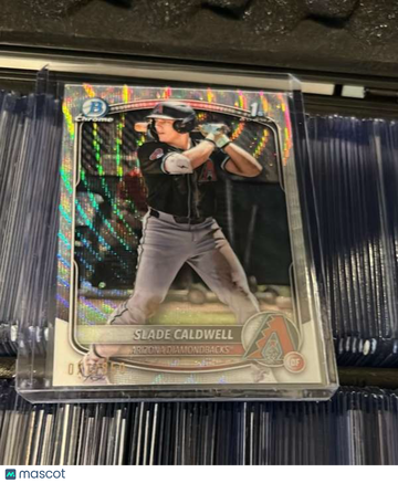 2025 Bowman - Chrome Prospects Wave Refractor Slade Caldwell #BCP-21