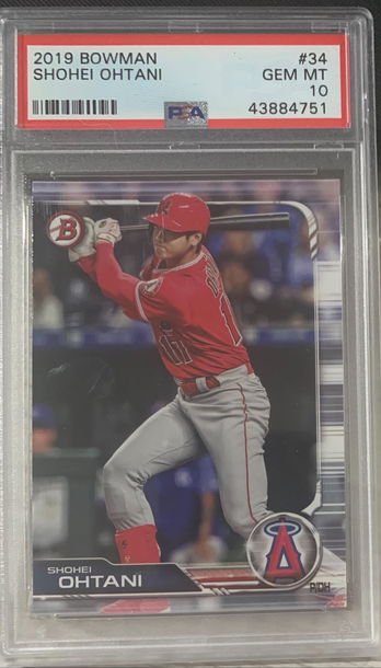 2019 Bowman Shohei Ohtani PSA 10