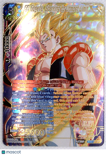 GOGETA GOLD HOLOFOIL Chase Holo Ultra Rare #BT22-137 SPR