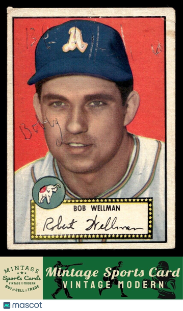 1952 Topps Bob Wellman #41 RC