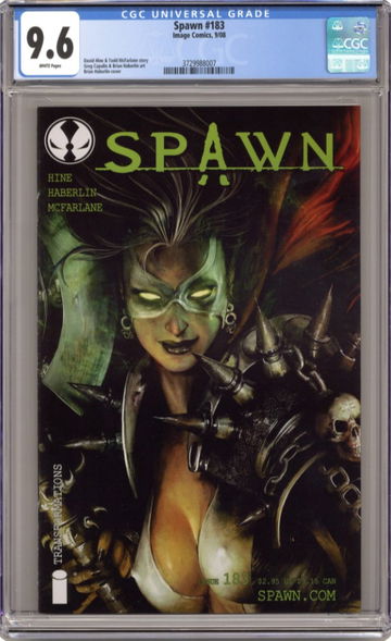 Spawn #183 CGC 9.6 White Pages Low Print Run! 1st Full App of Morana!