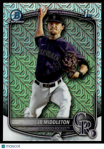 2025 Bowman Draft JB Middleton #BDC-78 Chrome Mojo Refractor