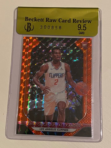 2018-19 Prizm Mosaic Orange /99 Shai Gilgeous-Alexander