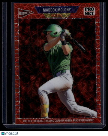 2026 Pro Set Metal - 1989 Pro Set Base Lazer Red Maddox Molony #89B-129 SN