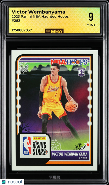 2023 Panini NBA Haunted Hoops Victor Wembanyama #282 MBA 9