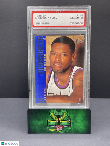 1996 Upper Deck SP Marcus Camby #144 PSA 8