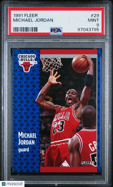 1991 Fleer Michael Jordan #29 PSA 9