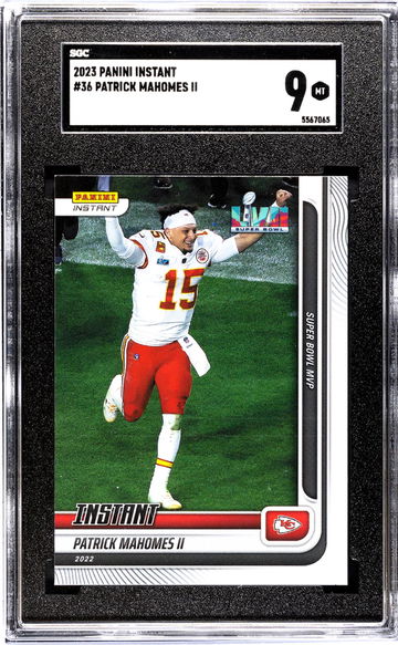 2023 Panini Instant #36 Patrick Mahomes II SGC 9