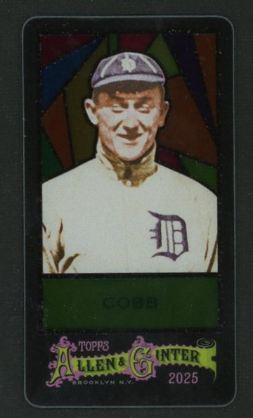 2025 Topps Allen & Ginter 395 Ty Cobb Detroit Tigers