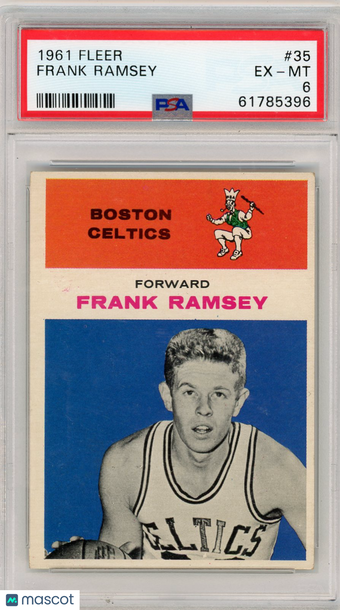 1961 Fleer Frank Ramsey #35 PSA 6