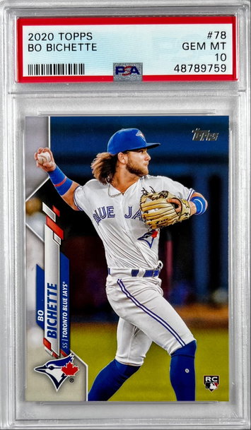 2020 Topps Bo Bichette Rookie Card RC PSA 10 (Gem Mint)