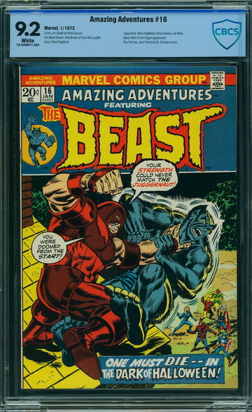 AMAZING ADVENTURES #16, CBCS 9.2 NM-