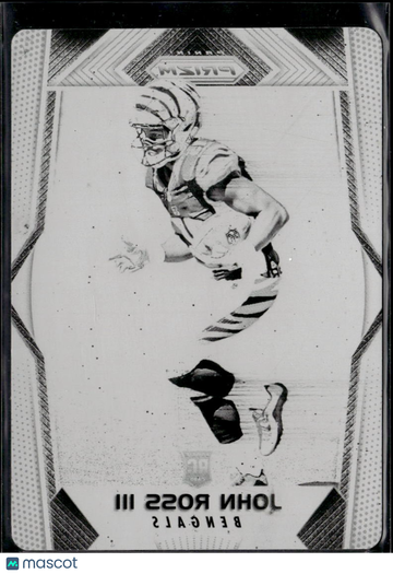 2018 Panini Plates & Patches Prizm John Ross III #259 Black Printing /1