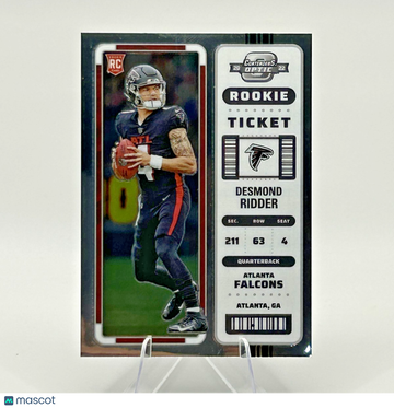 2022 Panini Contenders Optic #70 Base Rookie Desmond Ridder Falcons Near Mint Football Card