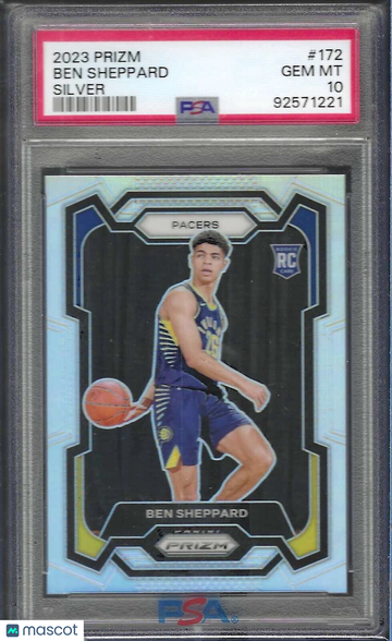 2023 Panini Prizm Ben Sheppard #172 Silver PSA 10