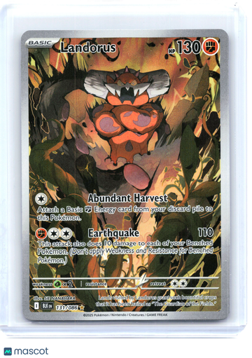 Black Bolt Landorus Holo Illustration Rare #131