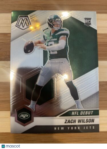 🔥2021 Panini Mosaic Debut Zach Wilson #243 New York Jets