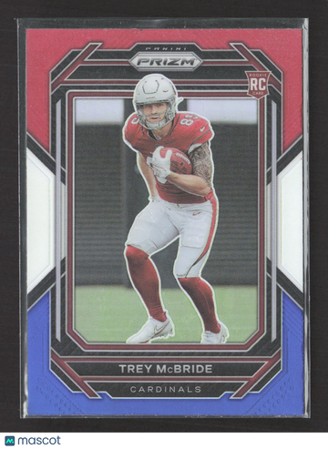 2023 Panini Prizm Trey McBride #327 Red White Blue RC