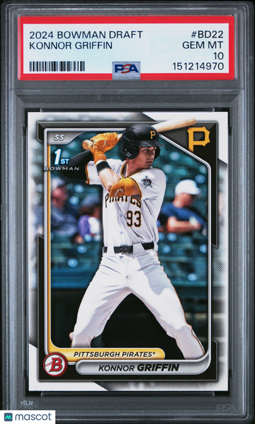 2024 Bowman Draft Konnor Griffin #BD22 PSA 10