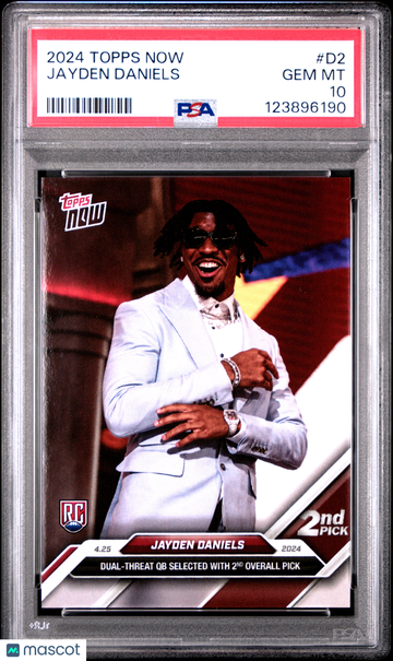 2024 Topps Now Jayden Daniels #D2 PSA 10