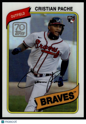 2021 Topps Cristian Pache #70YT-30 70 Years of Topps Baseball (Series 2)
