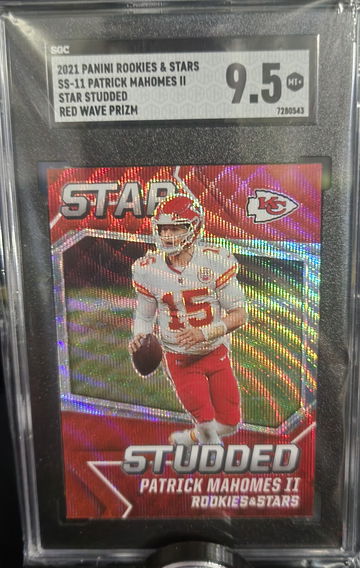 2021 Patrick Mahomes #SS-11 Red Wave Prizm