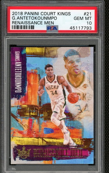 Giannis Antetokounmpo Renaissance Men PSA 10