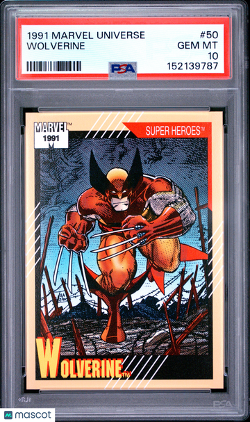 1991 Marvel Universe Wolverine #50 PSA 10