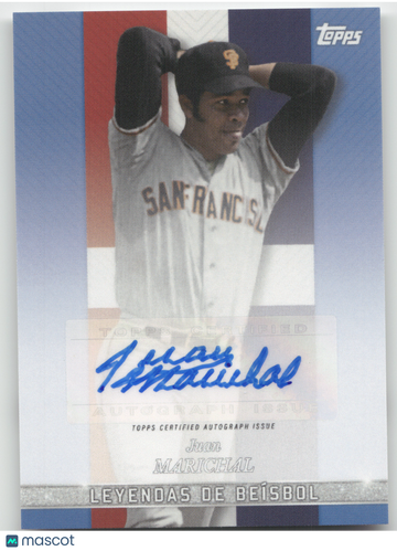 2022 Topps Wander Franco Collection Leyendas de Béisbol Juan Marichal #41-A /50