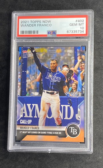 2021 Topps Now Wander Franco 402 PSA 10