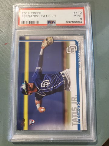 FERNANDO TATIS JR 2019 TOPPS PSA 9