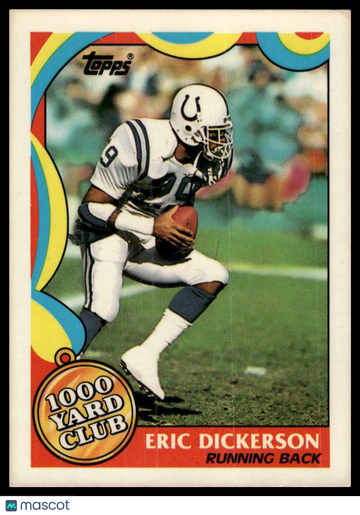 1989 Topps Eric Dickerson #1 1000 Yard Club