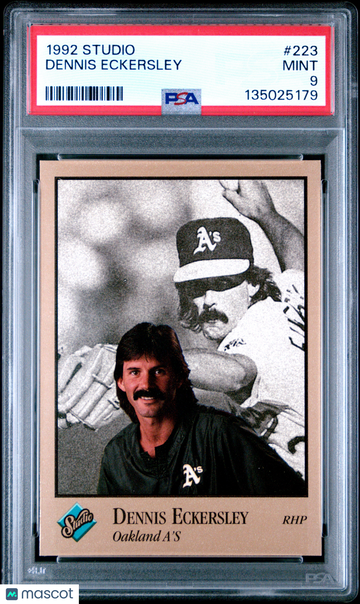 1992 Studio Dennis Eckersley #223 PSA 9