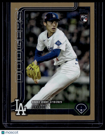2025 Topps Update Roki Sasaki #US199 Gold SN