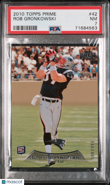 2010 Topps Prime Rob Gronkowski #42 PSA 7