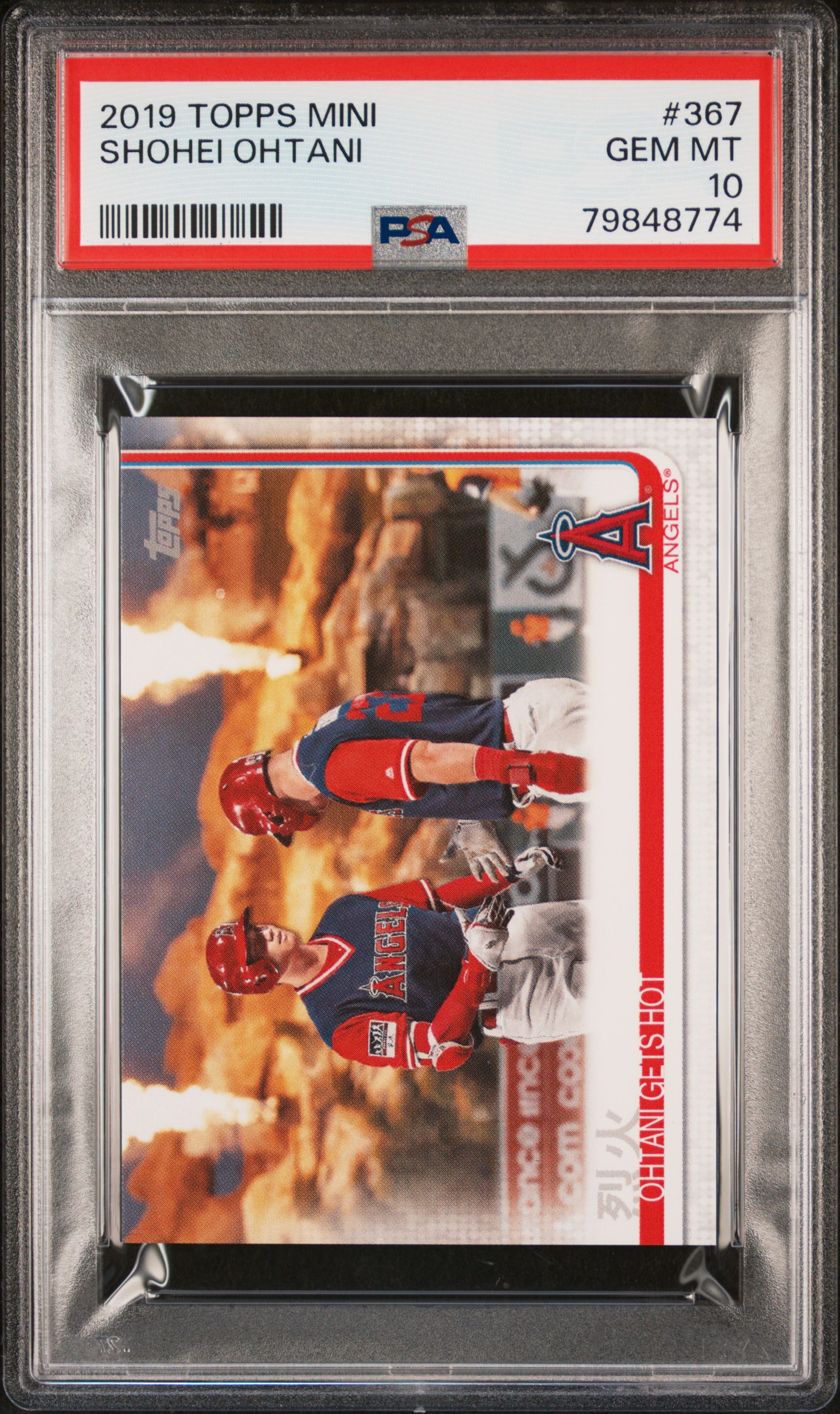 2019 Topps Mini #367 Shohei Ohtani PSA Gem Mint 10