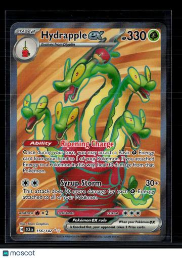 Pokemon 2024 Stellar Crown Hydrapple EX SR FA #156/142