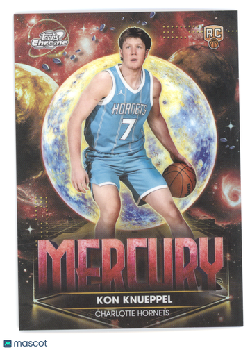 2025 Topps Chrome Planetary Pursuit Mercury Kon Knueppel #PPM-10 RC