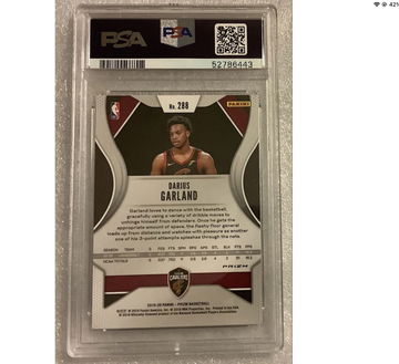 2019 Prizm Choice Darius Garland Rookie Rc Green Yellow Blue PSA 9 mint #288