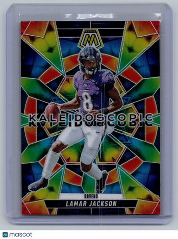 2025 Panini Mosaic Kaleidoscopic Lamar Jackson #7 Prizm